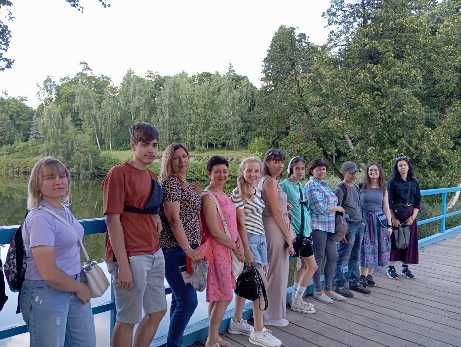 Туристи у турі в «Тростянець-Качанівка», 10.08.2024р.